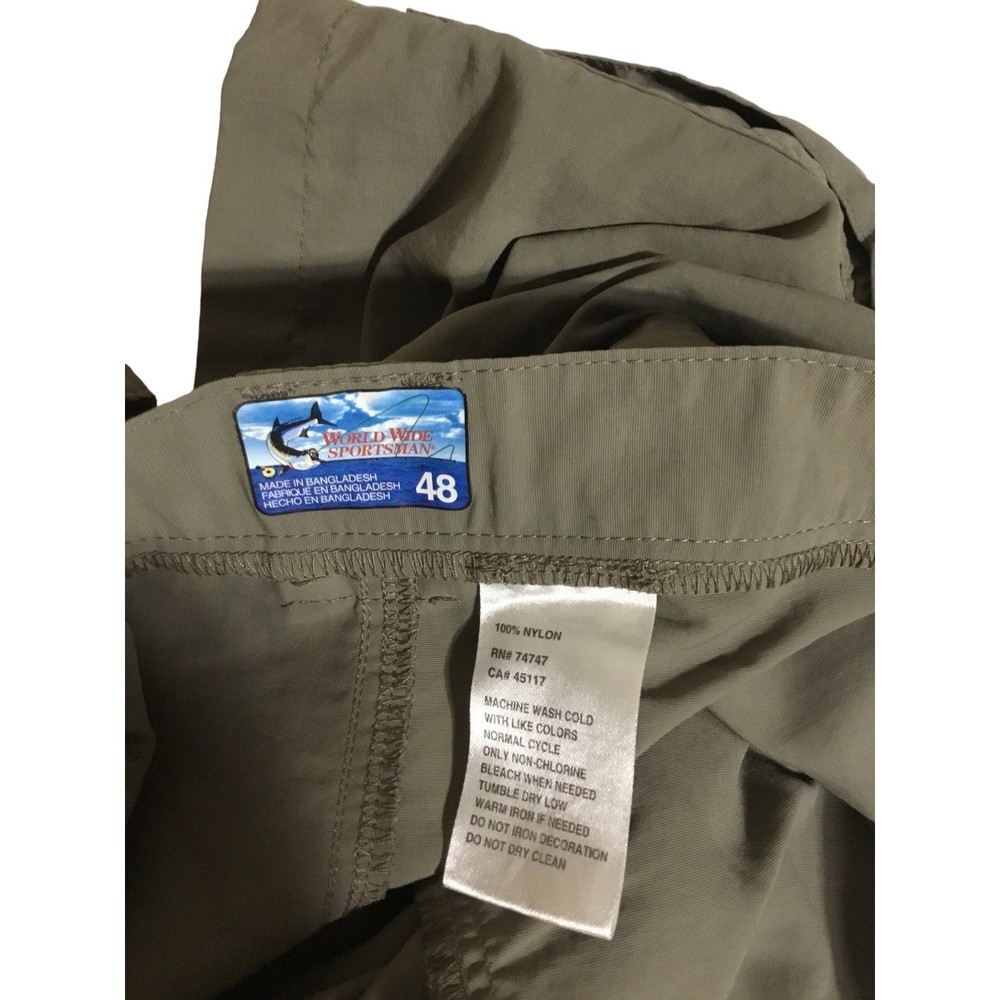 World Wide Sportsman 100% Nylon Shorts Big Man 48 - Picture 4 of 7